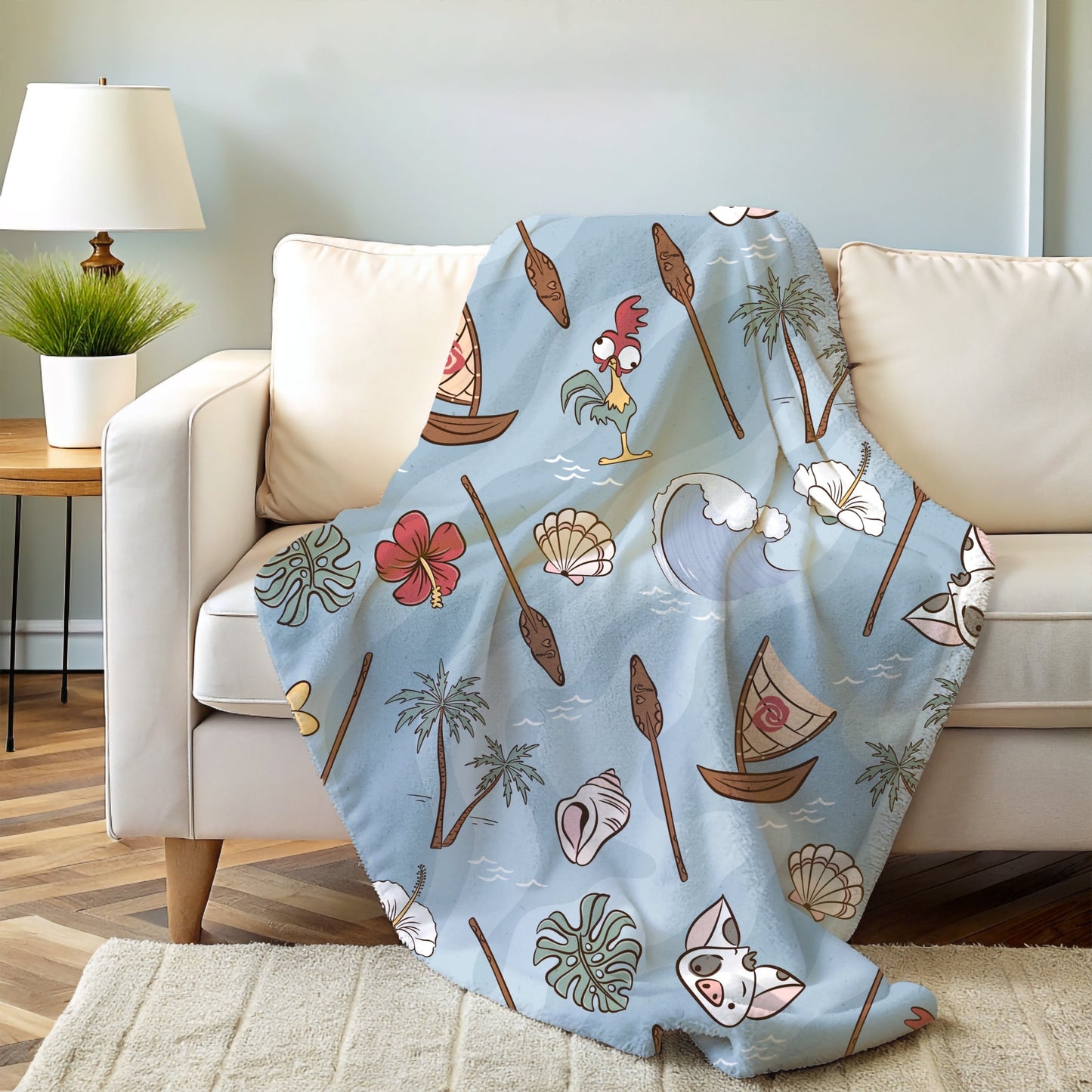Moana’s Friends Blanket