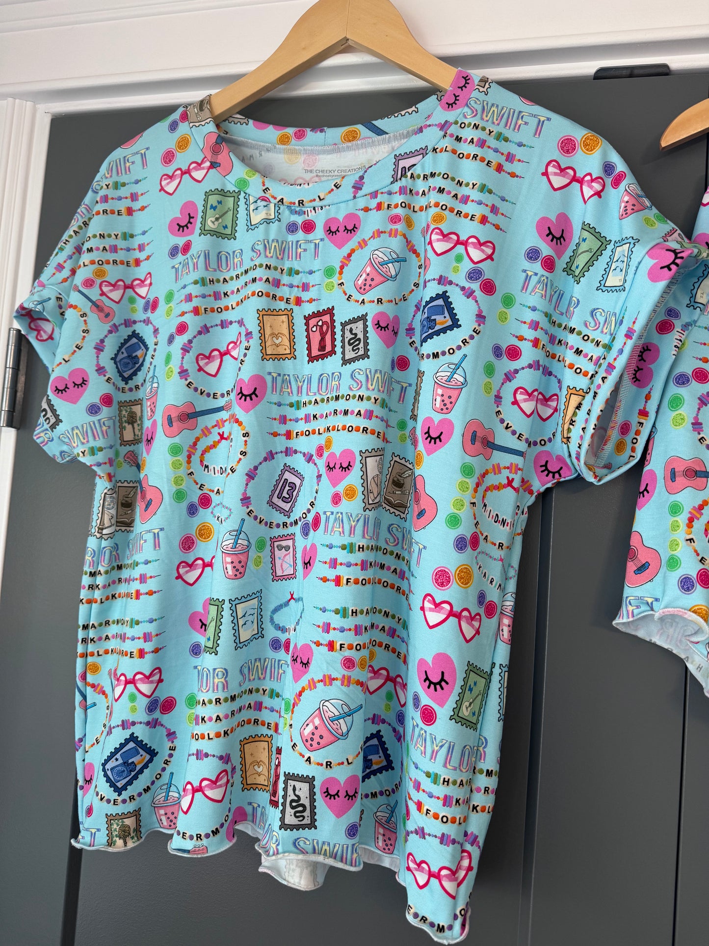 Ladies Taylor Swift Blue Pj Sets